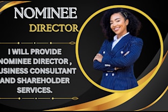 provide nominee director , business consultant and shareholder services