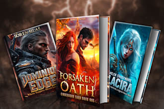 design fantasy, sci fi, horror and dystopian book cover art