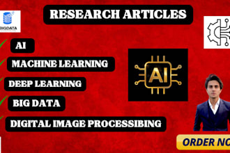 do researched articles on machine learning, ai and big data