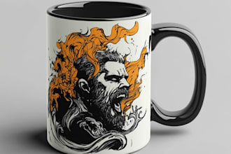 create wonderful coffee mug, tumbler, drinkware designs
