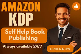 publish your nonfiction or self help book on amazon KDP