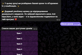 create a custom telegram bot for automation