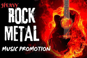 do organic heavy rock and metal music promotion and playlist pitch for audiences