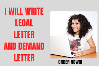 write expert legal contract and demand letters as lawyer