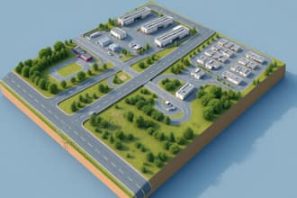 design road, railway, parking lot or subdivision in civil 3d