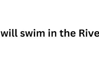 swim in the river and do backflip