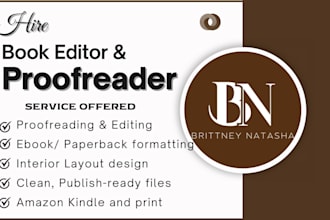 proofread edit format romance novel self help memoir cookbook book publishing