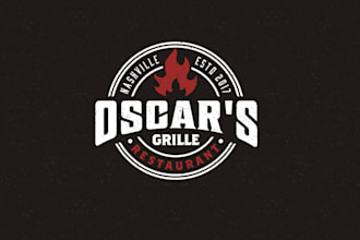 design a bakery, pizza, or restaurant logo that looks delicious