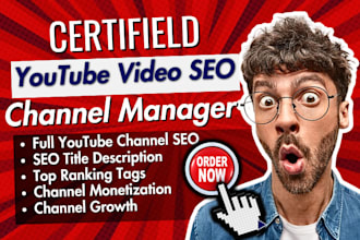 optimize and manage christian youtube video promotion marketing