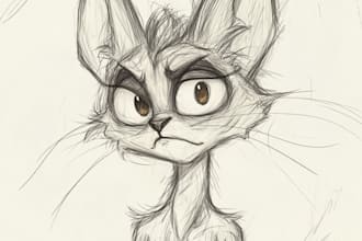 draw your furry, fursona, and anthro characters for you