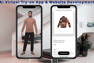 develop a real time ai virtual try on app, ai try on ecommerce website