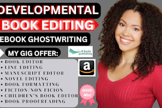 proofread and line edit your fiction or nonfiction book