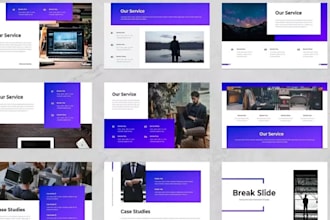 design high impact startup pitch deck for investors and fundraising design