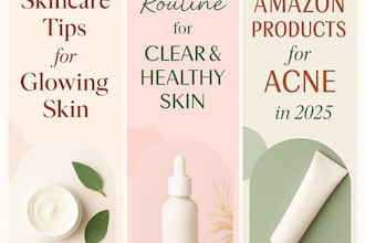 design custom pinterest pins for beauty content