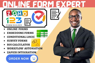 create 123 form builder formsite zoho forms quiz jotform google form integration