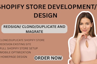 duplicate clone design redesign shopify store shopify website shopify expert