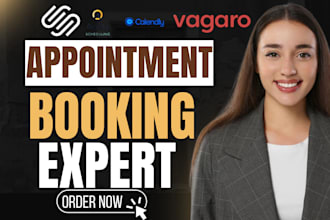 appointment booking website with acuity calendly squarepace vagaro simplybookme