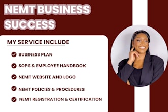 write sops employee handbook policy and procedures, business plan for nemt