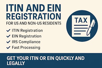 provide itin and ein registration for US resident and non US resident