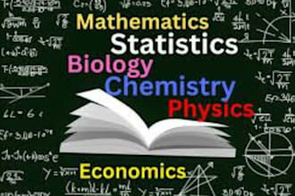 tutor you biology, physics, chemistry and mathematics