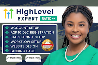 do gohighlevel website a2p 10dlc registration gohighlevel funnel workflow expert