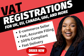 handle your vat registration for UK, eu, canada, uae company registration