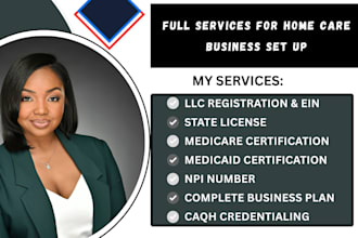 llc medicaid certification state license business plan form policy for home care