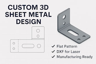 design 2d 3d sheet metal parts, flat patterns, dxf laser cutting in fusion 360