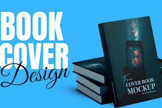 design professional book cover design, ebook or kdp cover,