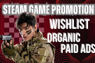 promote your steam game with paid ads  to increase wishlist and visibility