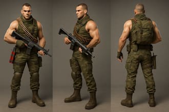 design unity game models realistic 3d character model unreal engine 3d character
