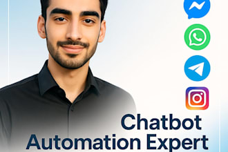 create a custom manychat chatbot for messenger, whatsapp, or tiktok