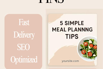 create stunning and click worthy pinterest pins design