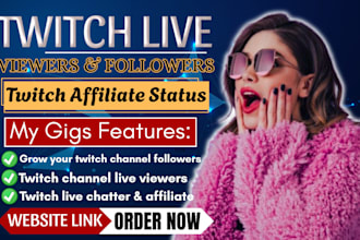 promote your twitch channel, twitch live viewers, twitch affiliate status