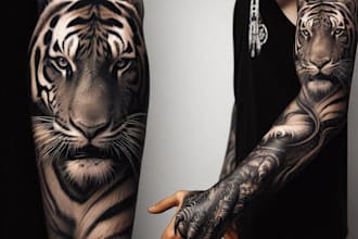 create your amazing custom tattoo sleeve design