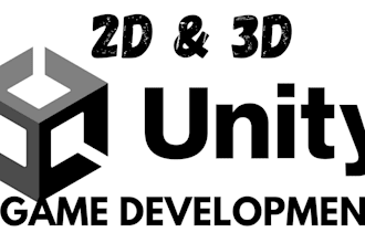 build 2d, 3d unity game development, design unity game development for you