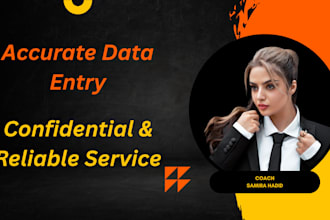 accurate data entry, manual entry, form filling ,PDF to excel, handwritten entry