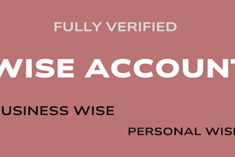 create USA  verified wise account personal and business