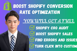 boost your shopify store conversion rate shopify store audit by cro