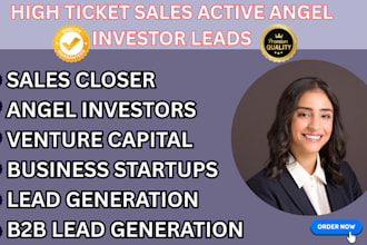 angel investor venture capital investor leads b2b lead generation crypto leads