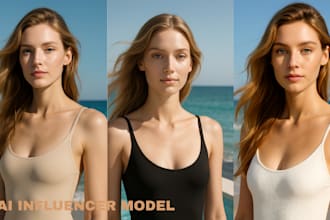 realistic ai influencer model for ai onlyfans fanvue ai instagram flux ai girl