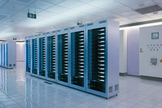 create 3d server room, 3d rack design, ai datacenter, ai facility space render