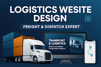 design, redesign logistics, dispatch, freight brokerage and trucking website
