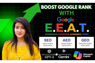 rank higher on google with GEO, aeo, and eeat based SEO strategy