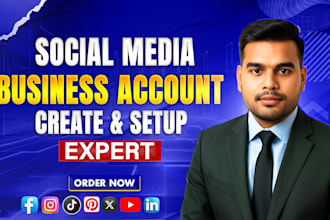 professionally set up and optimize your social media business pages