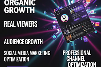 organically promote your twitch stream and kick channel to real viewers