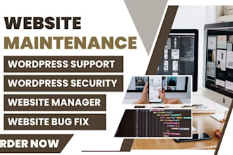 website maintenance wordpress support wordpress help bug fix website manager