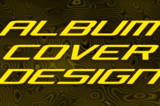 design a simple and unique album cover for your music