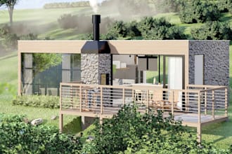do a stunning 3d visualization for your cabin design