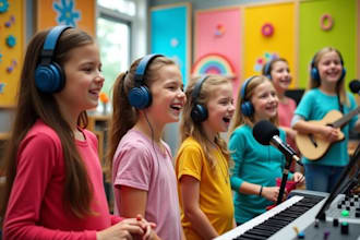 sing children song nursery rhymes kid song educational song as a female singer